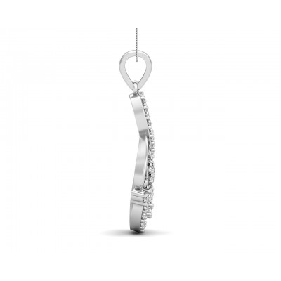 Gail Round Brilliant Diamond Pendant